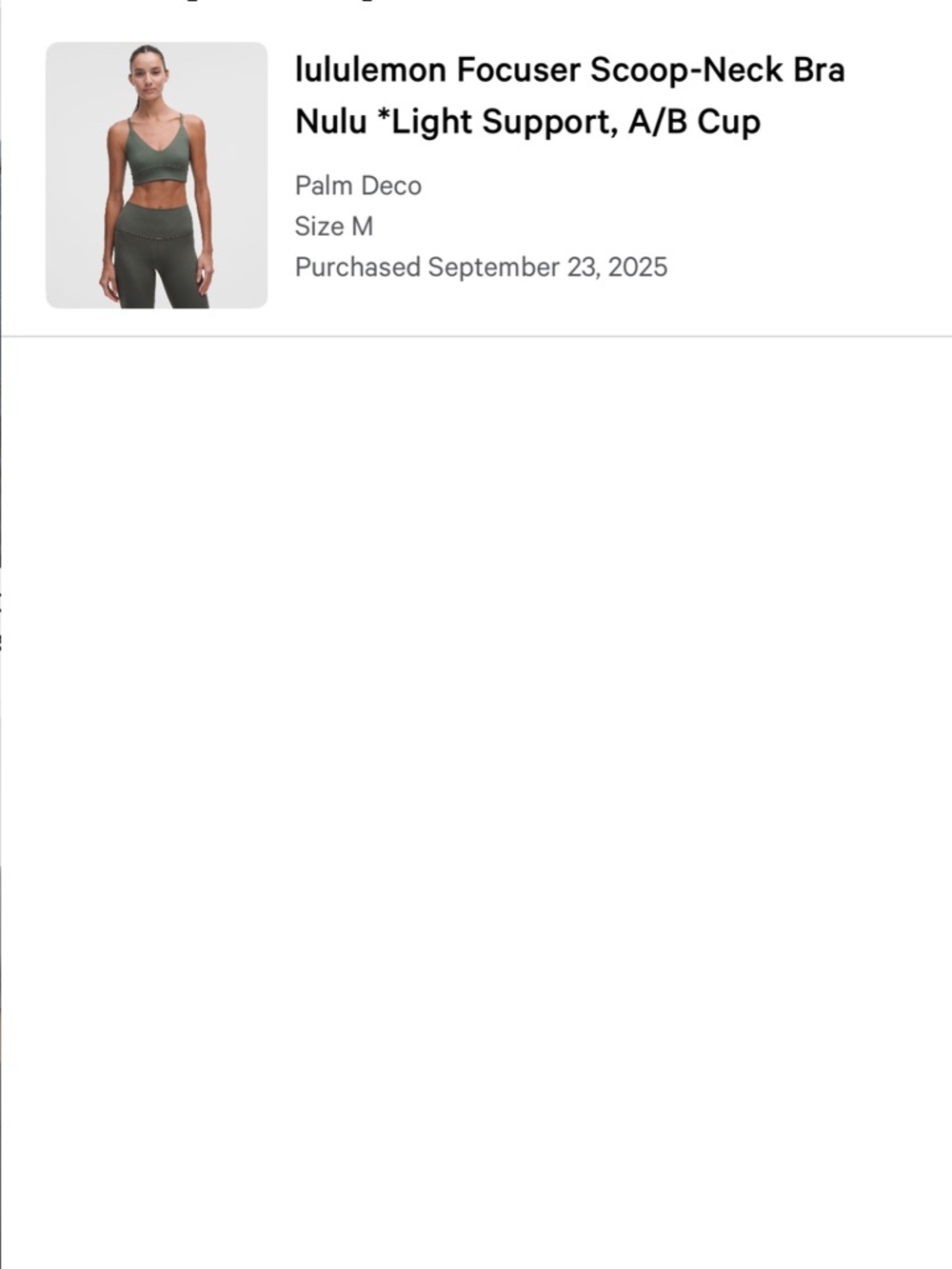 lululemon Focuser Scoop-Neck Bra A/B Cup - Picture 8 of 9